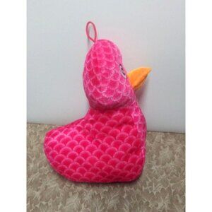 Duck Plush bright fushcia pink 10" Caravan Softoys 2018 w/hanger excellent EUC